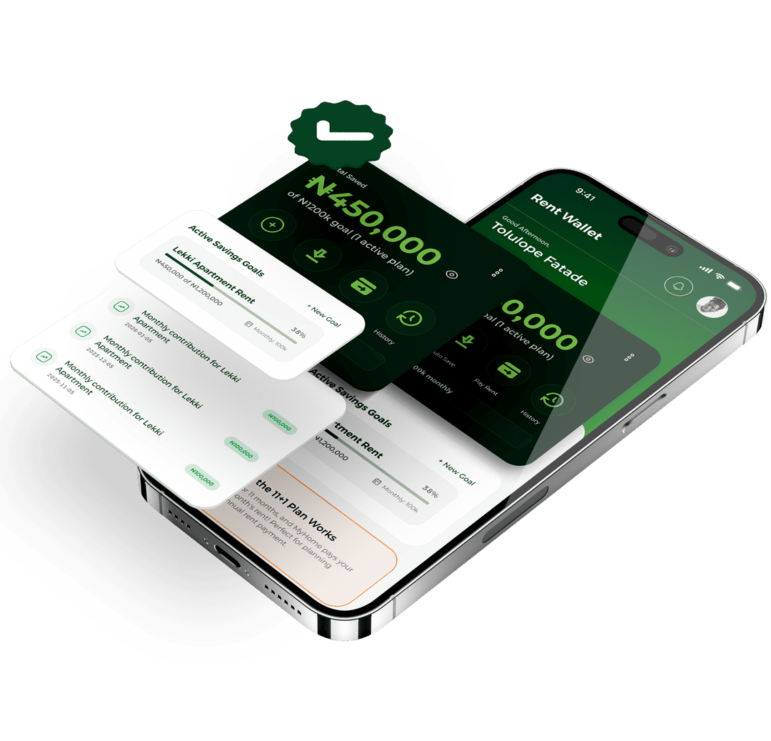 MyHome App 11+1 Savings Dashboard